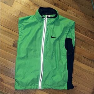 Vintage Nike Green and Black running vest